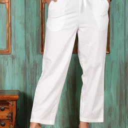 Style Shoes Women High-Rise Relaxed-Fit Trousers-picture-6