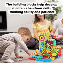 FunBlast Miracle Bricks Toy Multicolor - 81 Pieces image 2