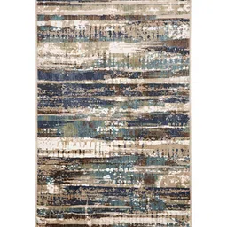 Sapana Carpet-Mats Beige Abstract No Shredding Polyester Carpet image 2