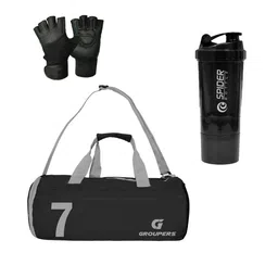 GROUPERS Medium Foldable Sports or Gym Duffel Bag-image-81