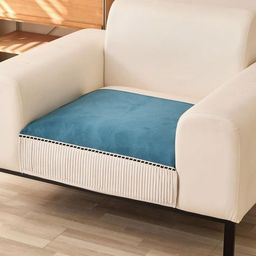 HOUSE OF QUIRK One Seater Sofa Mat Leaf Pattern Chenille Fabric Stretch Seat Sofa Mat-image-93