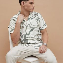 CODE by Lifestyle Men Printed Casual Shirt-picture-15