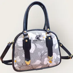 ROYAL CHAALS Women Floral Structured Handheld Bag-12