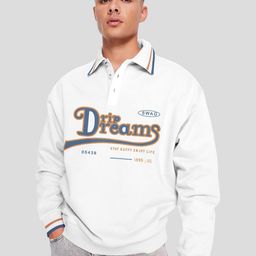 JUMPCUTS Men Typography Printed Polo Collar T-shirt-image-81