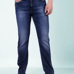 fineblu Men Slim Fit Mid-Rise Light Fade Stretchable Jeans-picture-14