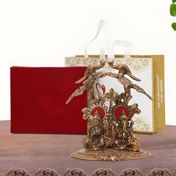 INTERNATIONAL GIFT Copper-Toned 7 Pcs Lord Laxmi Ganesh Religious Idol Showpiece-image-97
