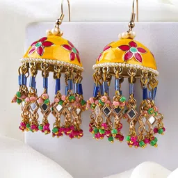 Adwitiya Collection Classic Jhumkas Earrings-picture-26