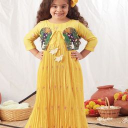 Vivedkids Floral Georgette Maxi Dress-picture-18