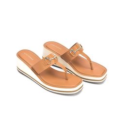 Lino Perros Women Wedge Open Back Sandals-picture-3