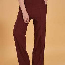 ETC Women High-Rise Regular Fit Trousers-image-69