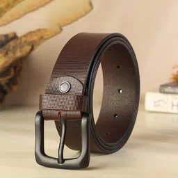 Provogue Men Textured Leather Belt-image-11