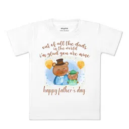 Arvesa Kids Typography Printed Applique T-shirt-picture-46