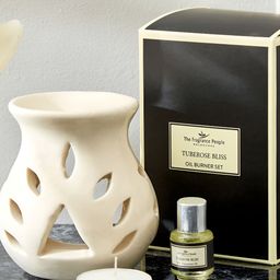 Home Centre 3-Piece White Boutique Tuberose Bliss Burner Set-image-55