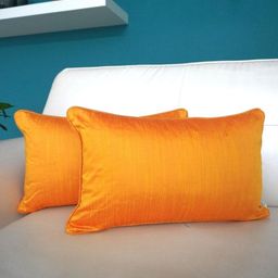 TARA- Sparkling Homes Yellow 2 Pieces Rectangle Cushion Covers-picture-56