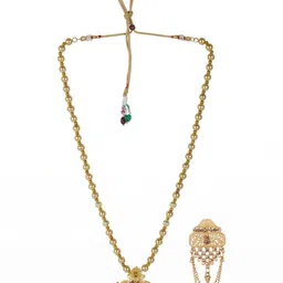 JIYANSHI FASHION Gold-Plated Alloy Jewellery Set-image-10