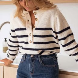 all about you Striped Pullover-image-88