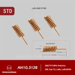 AntennaHome AH1G.312B Spring DIP Antenna High Gain LoRa Spring DIP Antenna For 868/915MHz ISM Transmitters/Receivers - RS7328AntennaHome AH1G.312B Spring DIP Antenna High Gain LoRa Spring DIP Antenna For 868/915MHz ISM Transmitters/Receivers - RS7328 image 2