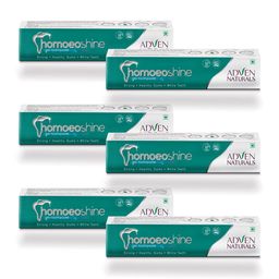 ADVEN Set Of 6 Homoeoshine Gel Toothpaste - 100 g Each-33