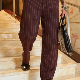 Campus Sutra Men Relaxed Fit Mid Rise Comfort Trousers-image-96