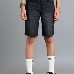 UNDER FOURTEEN ONLY Boys Mid-Rise Denim Shorts-picture-49