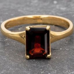 GenZcomplex Brass Garnet Finger Ring-picture-14