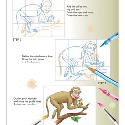 wilco international Big Book Of How To Draw Drawing and Coloring Book - English image 4