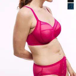 Marks & Spencer Pack Of 3 Self Design High-Rise Basic Briefs T614957LBRIGHT PINK MIX-image-14