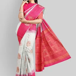 Avyay Creation Woven Design Zari Silk Blend Kota Saree-image-37