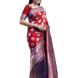 Maroosh Woven Design Zari Saree-picture-31