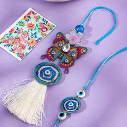 Sangria Bhaiya Bhabhi Thread Rakhis With Roli Chawal Chandan & Mishri-40