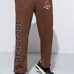 HIGHLANDER Men Printed Comfort Straight Fit Joggers Trousers-image-17