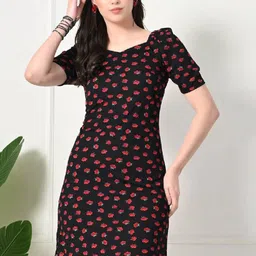 BAESD Floral Bodycon Dress-picture-27
