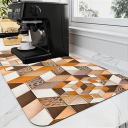 IVAZA Unisex Camel Brown Floor Mats & Dhurries-image-20