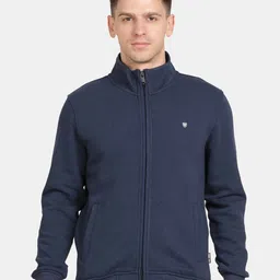 t-base Men Mock Collar Solid Sweatshirt-image-32