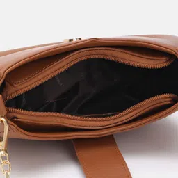 French Connection Structured Shoulder Bag with Detachable Sling Strap image 2