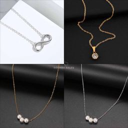 Boghra Sales Set Of 4 Gold-Plated German Silver Pearls Necklace-8