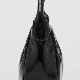 MANGO Quilted Handheld Bag with Non-Detachable Chain Sling Strap image 2