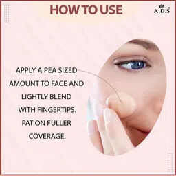 A.D.S White Invisible Foundation With SPF-15-60ml-Shade-03 image 4