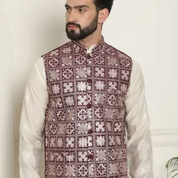 SOJANYA LUXE Embroidered Nehru Jackets-23