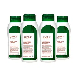 Jiva Set Of 4 Aloe Vera Lotion For Deep Moisturization 200 ml Each image 1