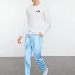 Trendyol Men Printed Night suit-image-94