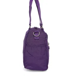 BAOMI Purple Structured Handheld Bag image 5