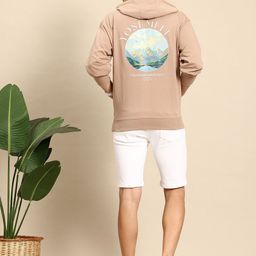 Mast & Harbour Printed Hooded Sweatshirt-image-19