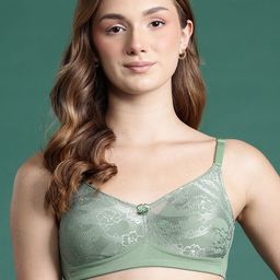 DressBerry Floral Laced Full Coverage Bra-25
