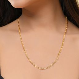 VOJ Gold-Plated Artificial Beads Studded Chain-49