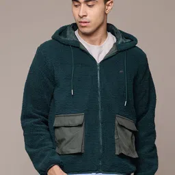 The Roadster Lifestyle Co. Front-Open Hooded Fleece  Jacket-picture-51