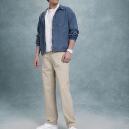 The Roadster Life Co. Men Straight Fit Pure Cotton Chinos-image-89