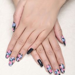 LICK Set Of 4 Press On Artificial Nails - LKA-64-7,LKB-88-31,LKC-59-4,LKC-59-6 image 1