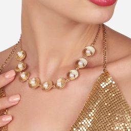 Zaveri Pearls Gold-Plated Choker Necklace image 5