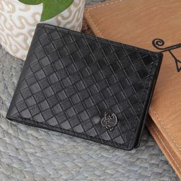 ZEVORA Men Leather Water Resistance Two Fold Wallet-picture-34